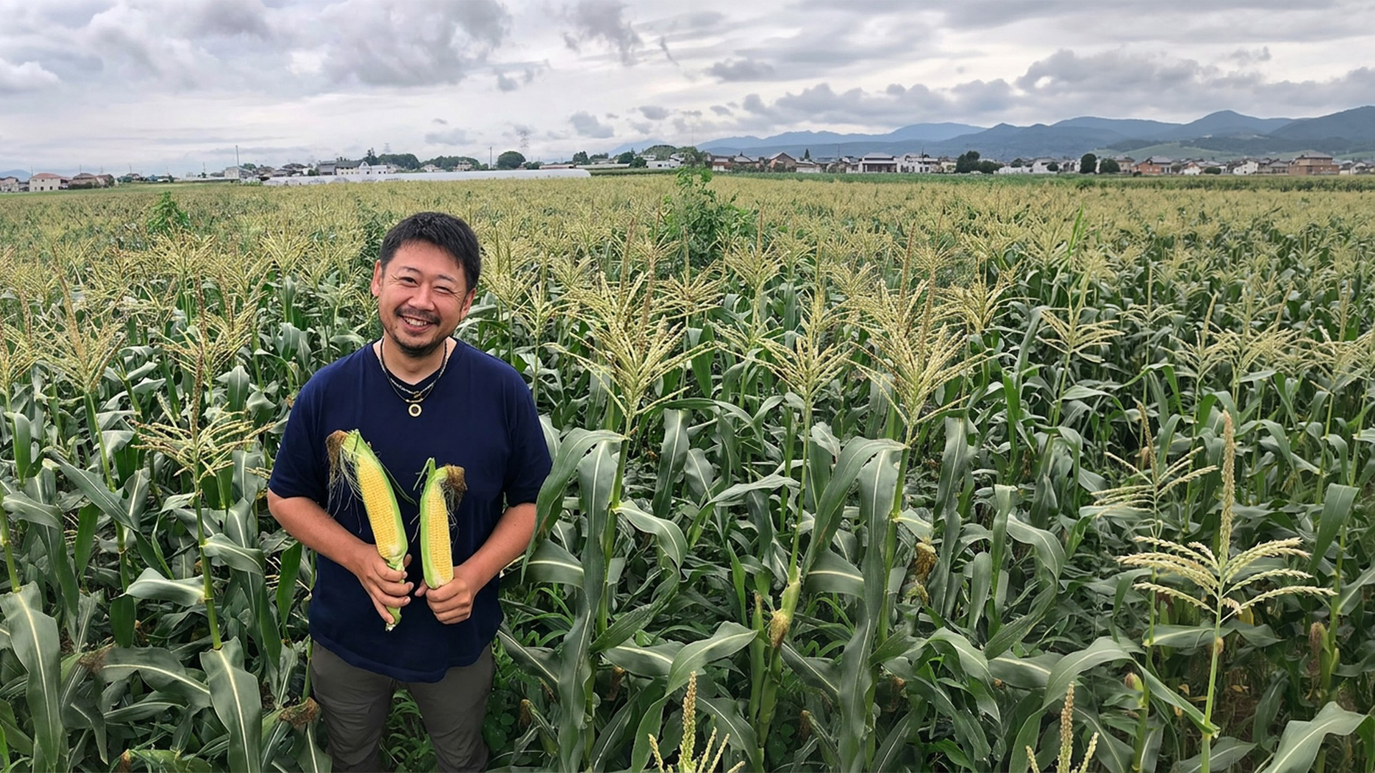 あかおぎ夢ファームの畑と作物